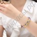 Роскошный браслет для женщин уникального дизайна высокого качества со стеклянными бусинами в посеребрении