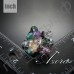 Кольцо в виде цветка со множеством разноцветных кристаллов Stellux
