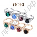 Обручальное кольцо ROXI с нежным швейцарским фианитом четырех цветов в розовой позолоте либо в платиновом покрытии