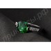 Классический ювелирный комплект из ожерелья и кольца зеленого цвета с ясными швейцарскими фианитами в платиновом покрытии