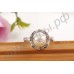 Фантастическое кольцо в виде элегантной жемчужины в блистательном платиновом покрытии