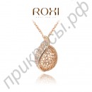 Ожерелье ROXI в ретро стиле с блестящими австрийскими кристаллами Stellux в розовой позолоте