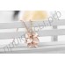 Превосходное ожерелье в виде цепочки и кулона в форме изумительного цветка в оригинальной розовой позолоте