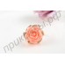 Шикарное колечко в виде розовой розы с небольшими камешками в превосходной позолоте