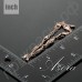 Уникальный браслет оригинального дизайна инкрустированный австрийским кристаллом Stellux в настоящей позолоте