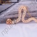 Роскошное ожерелье с 18-каратным позолоченным австрийским хрусталем в виде змеи