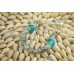 Лаконичный ювелирный браслет для женщин ручной работы с голубыми бусинами из муранского стекла